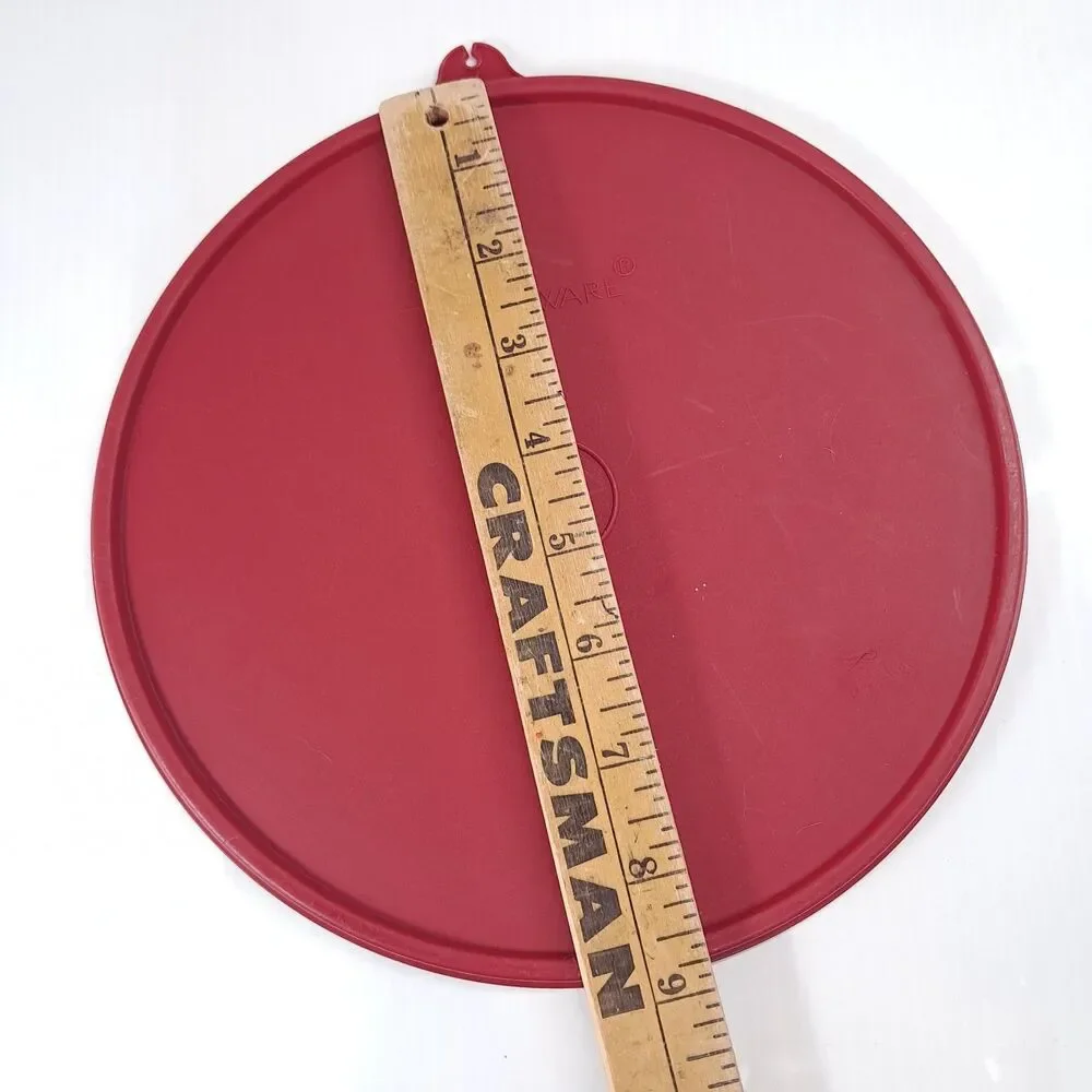 Vintage Tupperware 230-26 Z tab Red Lid cap for food container storage ONLY